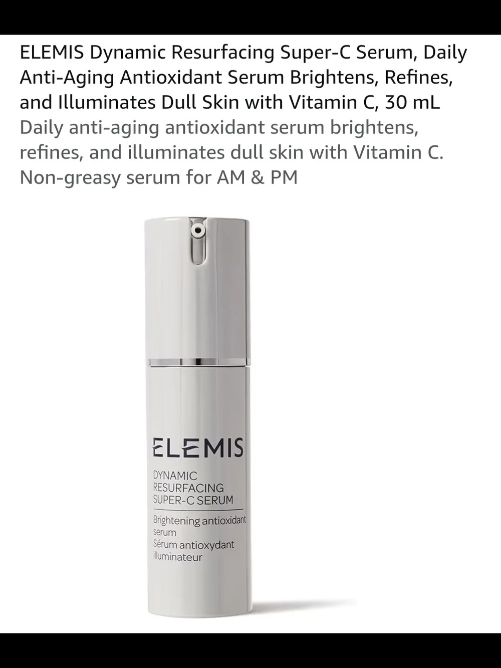 ELEMIS White Dynamic Resurfacing Super-C Serum